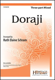 Doraji Three-Part Mixed choral sheet music cover Thumbnail